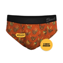 The Party Fowl | Thanksgiving Turkey Ball Hammock Pouch® Underwear Briefs -US Clothing Sales Store PartyFowlThanksgivingTurkeyBriefs3