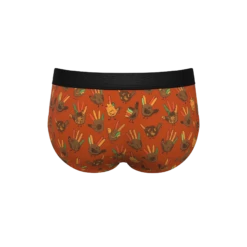 The Party Fowl | Thanksgiving Turkey Ball Hammock Pouch® Underwear Briefs -US Clothing Sales Store PartyFowlThanksgivingTurkeyBriefs5