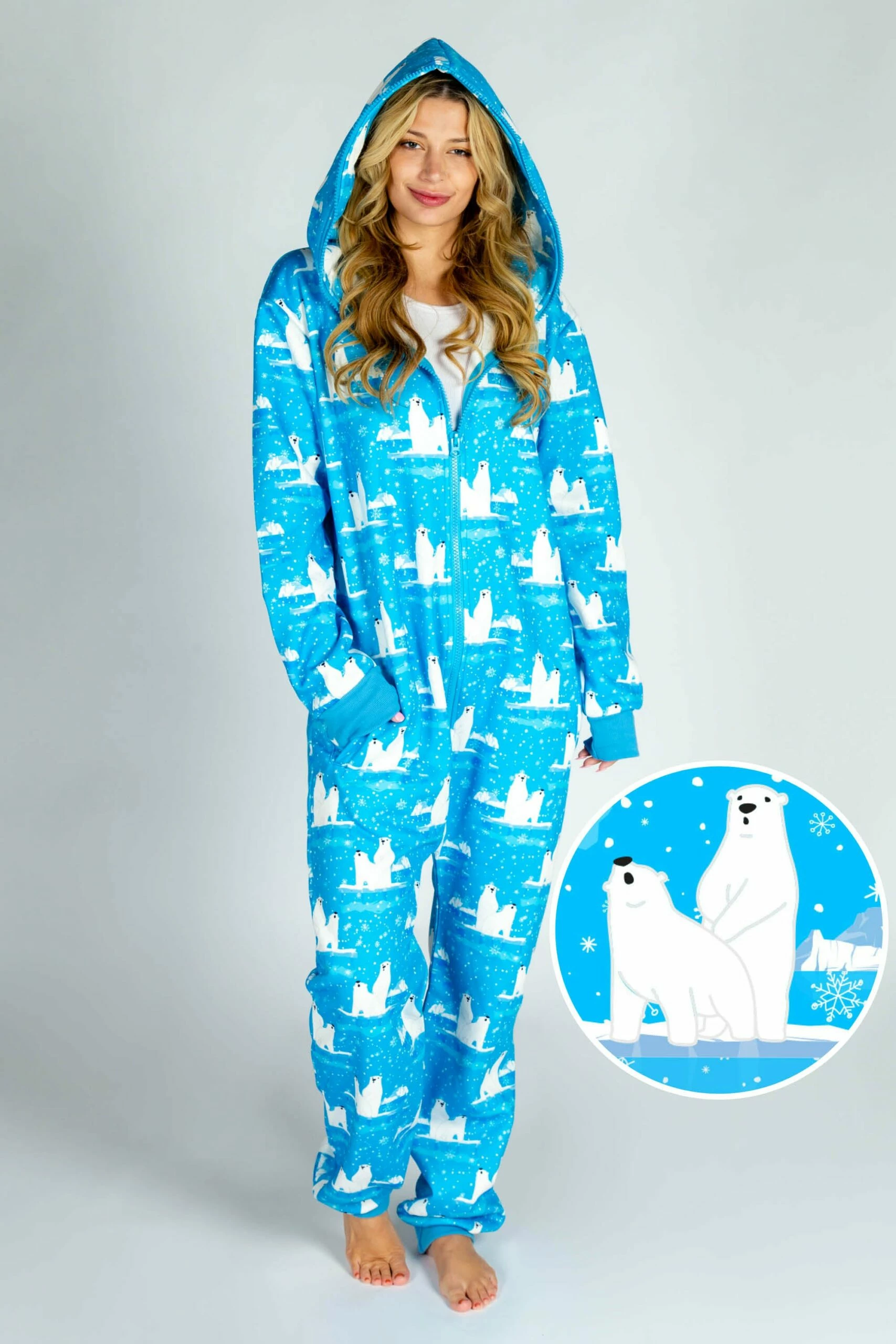 The How Coke Is Made | Ladies Unisex Polar Bear Onesie 3 The How Coke Is Made | Ladies Unisex Polar Bear Onesie