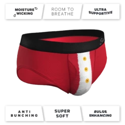 The St. Knickers | Santa Belt Ball Hammock® Pouch Underwear Briefs -US Clothing Sales Store St.KnickersSantaBeltBallBriefs4