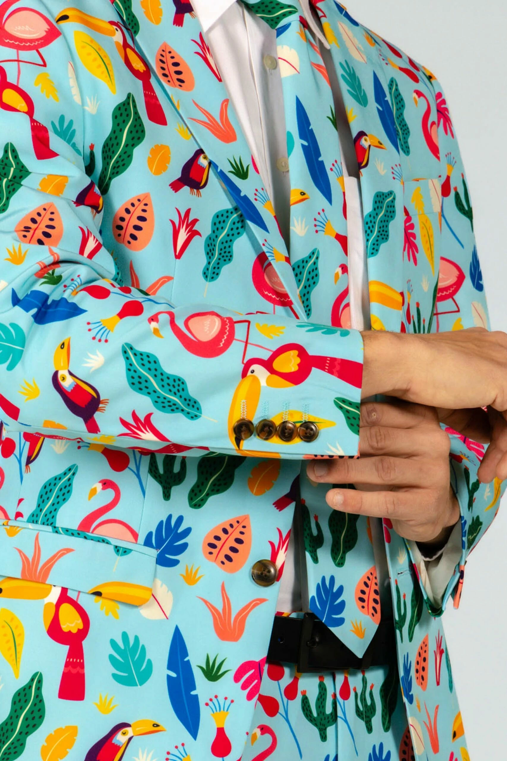 The Birds Of Paradise | Tropical Bird Suit Blazer 4 The Birds Of Paradise | Tropical Bird Suit Blazer - Image 2