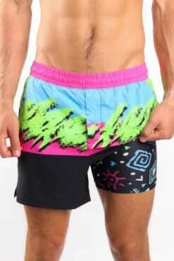 The Cherry Slushy | Neon Retro Ball Hammock® 5 Inch Athletic Shorts 9 The Cherry Slushy | Neon Retro Ball Hammock® 5 Inch Athletic Shorts -US Clothing Sales Store TheCherrySlushy5in