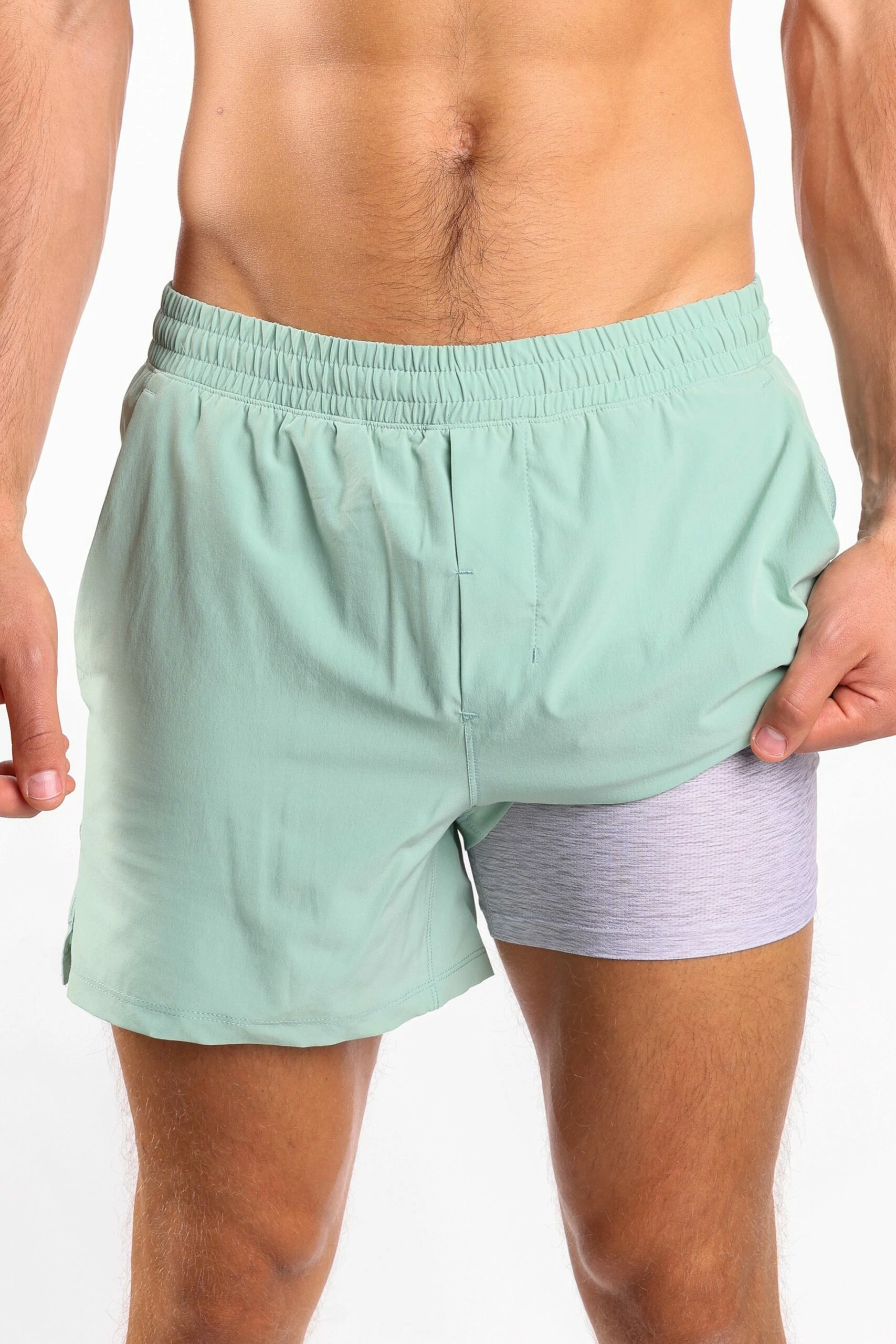 The Concrete Jungle | Sage Ball Hammock® 5 Inch Athletic Shorts 4 The Concrete Jungle | Sage Ball Hammock® 5 Inch Athletic Shorts - Image 2