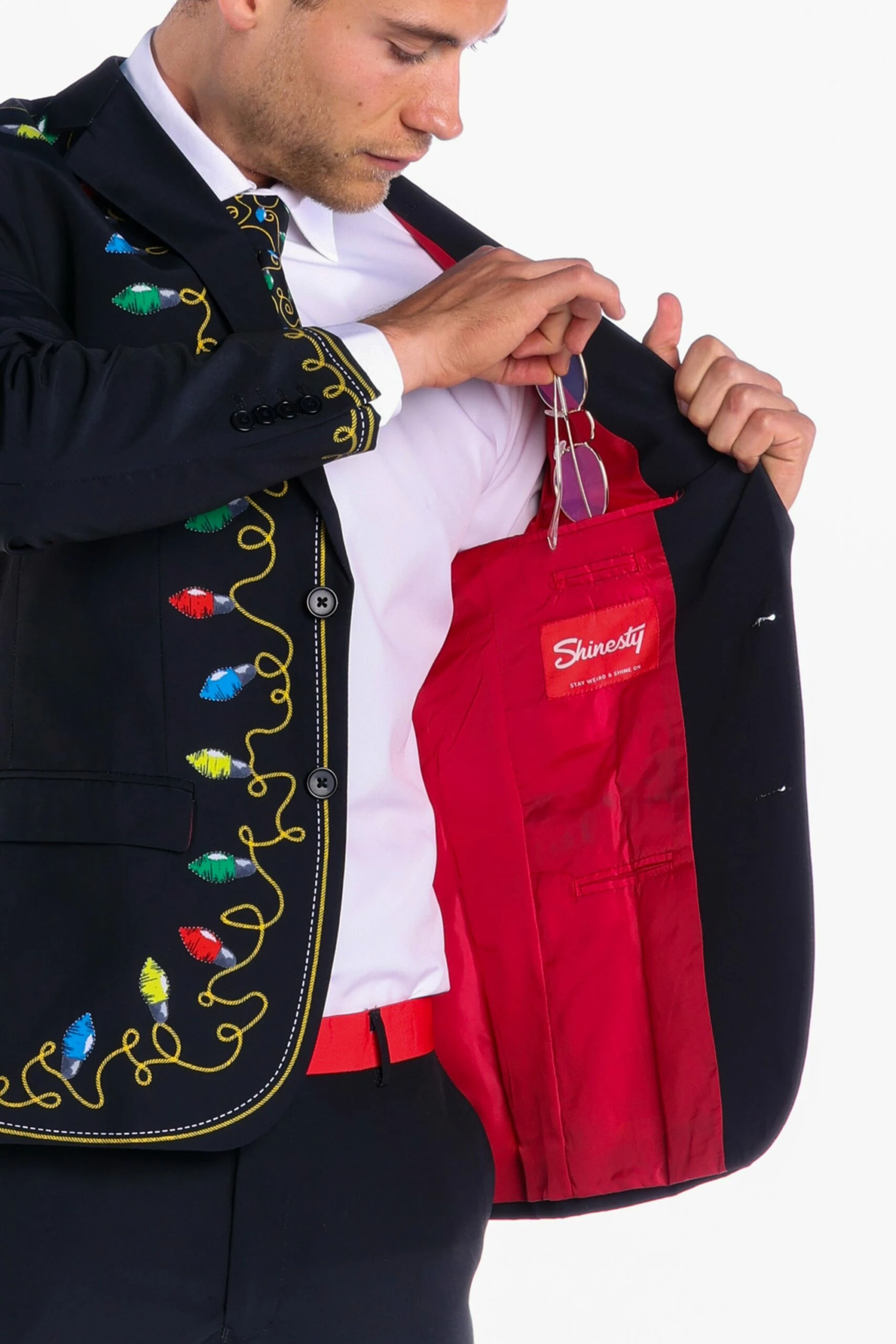 The Duke Of December | Christmas Lights Ugly Christmas Suit 5 The Duke Of December | Christmas Lights Ugly Christmas Suit - Image 3