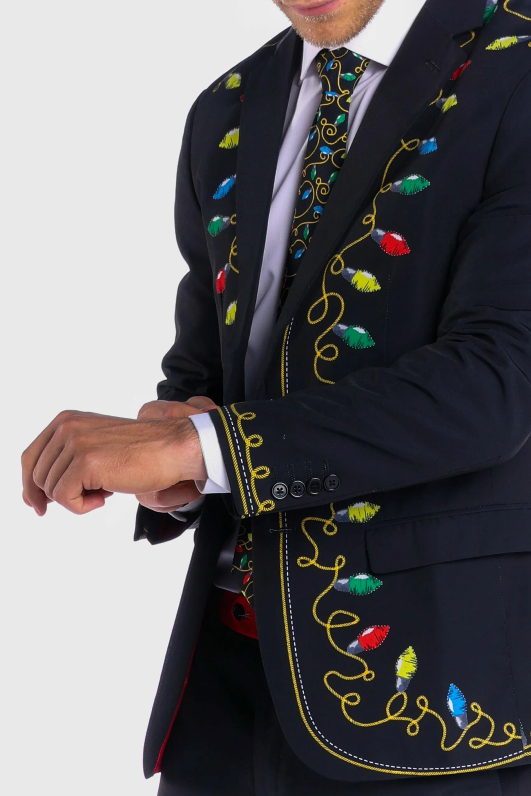 The Duke Of December | Christmas Lights Ugly Christmas Suit 6 The Duke Of December | Christmas Lights Ugly Christmas Suit - Image 4