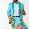 The Hibiscus Honeymoon | Floral Hawaiian Suit -US Clothing Sales Store TheHibiscusHoneymoon FloralHawaiianSuit