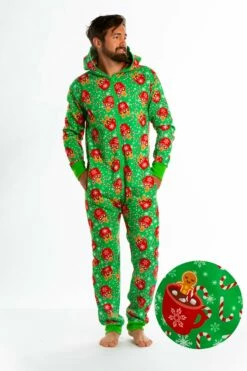 The Hot Cocoa-cuzzi | Gingerbread Christmas Onesie