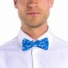The Ice Never Melts | Blue Snowflake Christmas Bow Tie