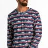 The Mountain Stream | Mens Retro Busch Pajama Top -US Clothing Sales Store TheMountainStreamPS2624
