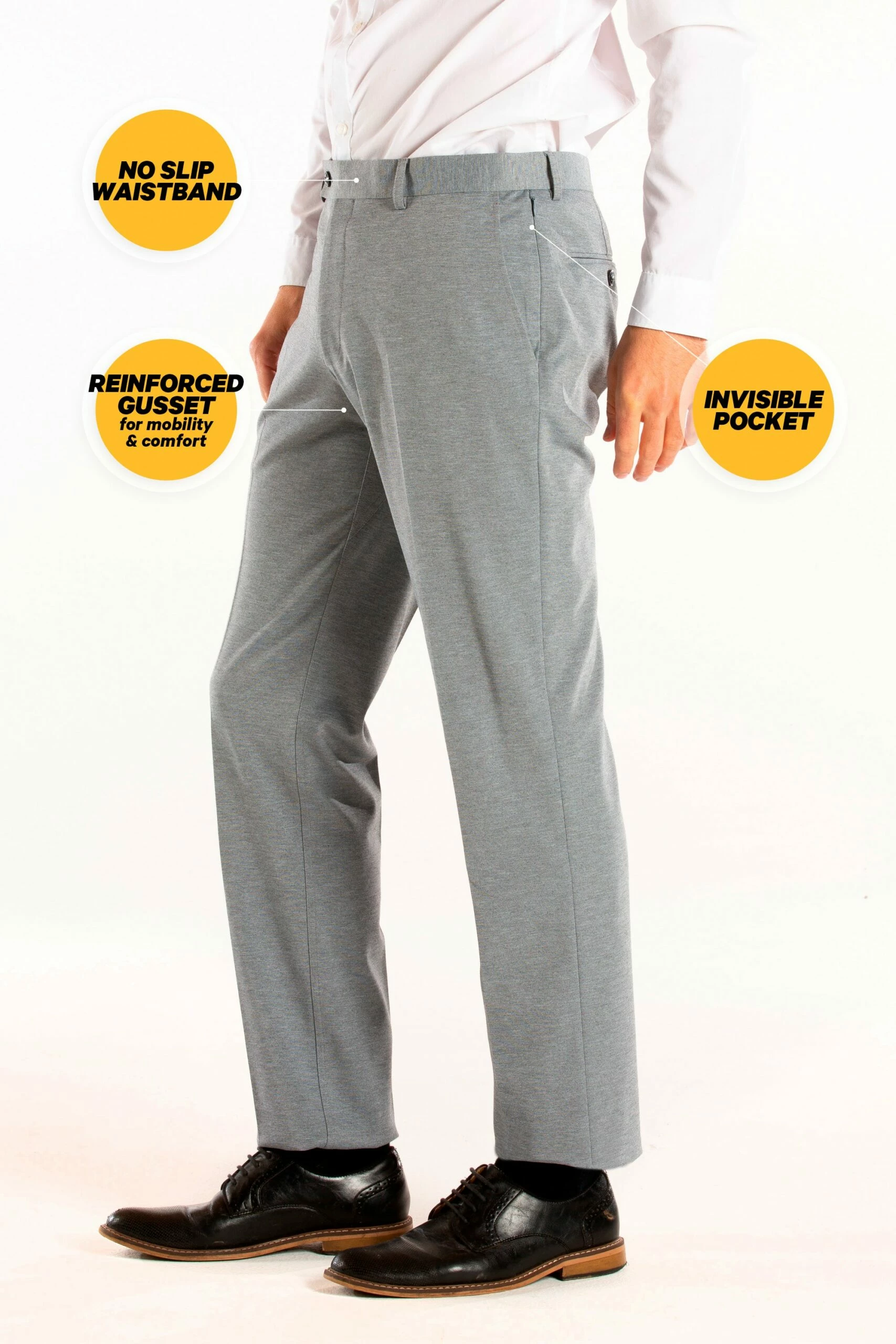 The Scholar | Charcoal Ultimate Suit Pants 3 The Scholar | Charcoal Ultimate Suit Pants