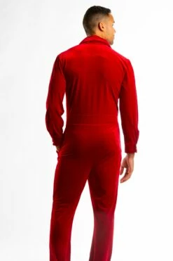 The Smoking Dens | Red Velvet Flight Suit -US Clothing Sales Store TheSmokingDensFS1837