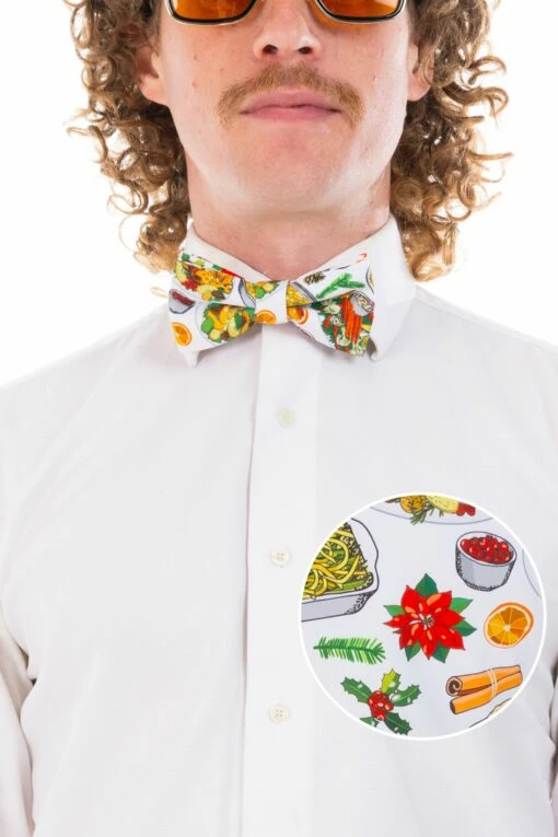 The Spread | White Thanksgiving Bow Tie -US Clothing Sales Store TheSpreadBowtie callout