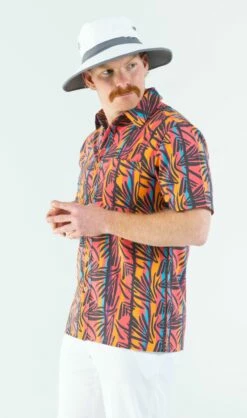 The Bay Breeze | Tropical Neon Hawaiian Shirt